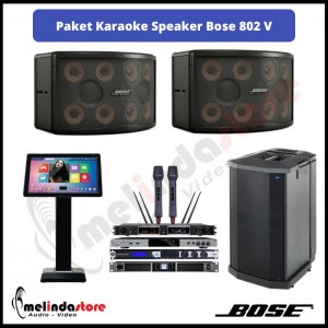 Paket Karaoke Premium Speaker Bose 802 V | Lengkap